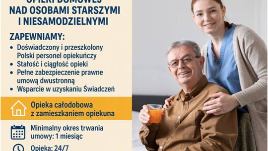 Opieka Seniora Całodobowa w Domu - Zamów Opiekunkę Gorlice Cała MAŁOPOLSKA/ Opiekunka 24h