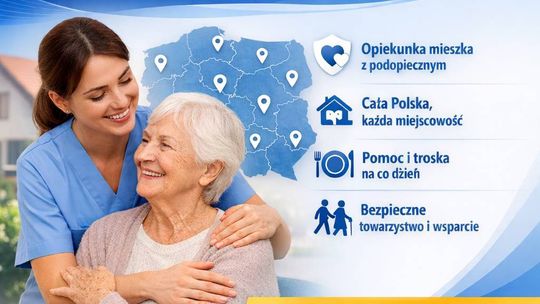 Opieka seniora całodobowo z zamieszkaniem