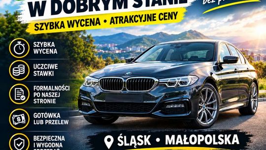 Skup aut Gorlice i reszta MAŁOPOLSKI, EKSPRESOWA PŁATNOŚĆ-GOTÓWKA, DOJAZD do KLIENTA