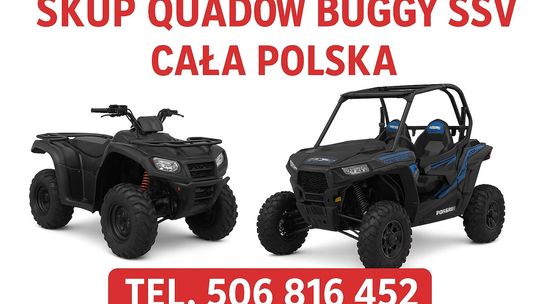 SKUP QUADÓW QUAD QUADY ATV BUGGY SSV UTV 4X4 SPRAWNE I USZKODZONE!