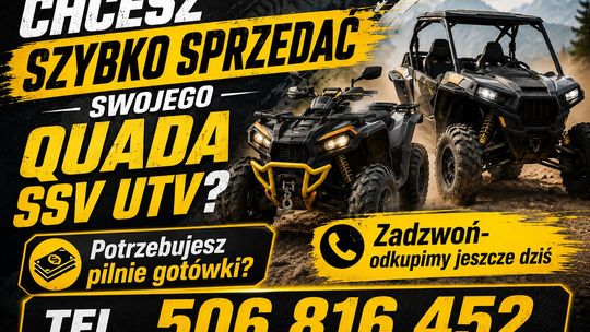 SKUP QUADÓW QUAD QUADY ATV SKUTERÓW WODNYCH ŚNIEŻNYCH