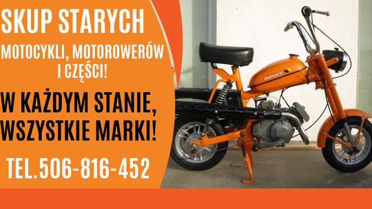 SKUP STARYCH ZABYTKOWYCH MOTOCYKLI MOTOROWERÓW MOTORÓW PRL SAMOCHODY PRL