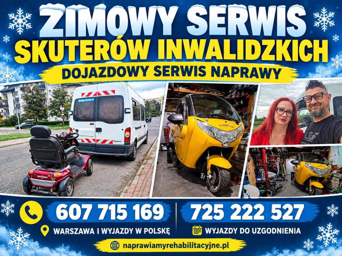 DOJAZDOWY SERWIS SKUTERÓW INWALIDZKICH Gorlice - ZADBAJ O SPRZĘT ZIMĄ DOJAZDOWY SERWIS SKUTERÓW INWALIDZKICH Gorlice - ZADBAJ O SPRZĘT ZIMĄ