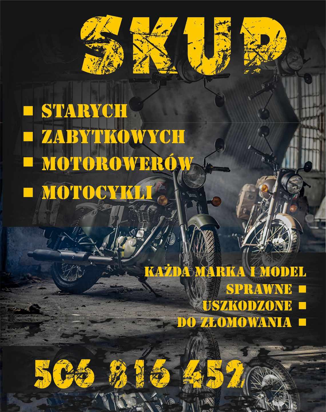 KUPIĘ STARE ZABYTKOWE MOTOCYKLE MOTOROWERY MOTORY PRL -DOJEŻDŻAMY -CAŁA POLSKA KUPIĘ STARE ZABYTKOWE MOTOCYKLE MOTOROWERY MOTORY PRL -DOJEŻDŻAMY -CAŁA POLSKA