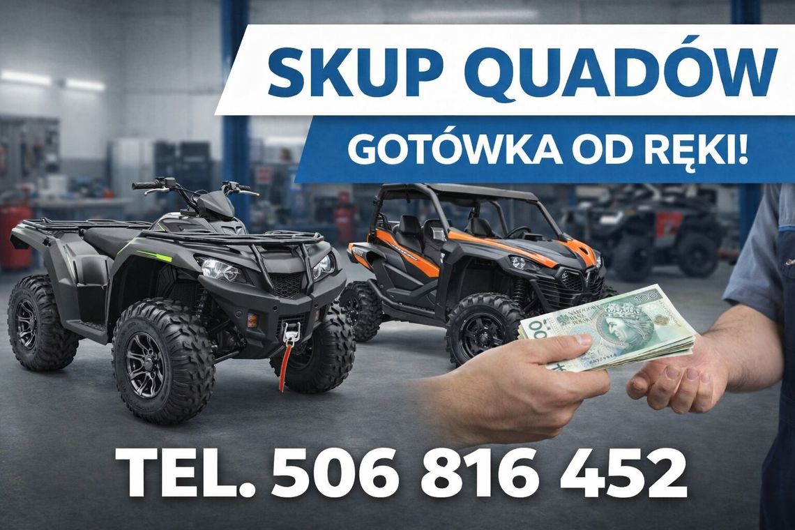 SKUP QUADÓW QUAD QUADY ATV BUGGY SSV -CAŁA POLSKA- DOJEŻDŻAMY-