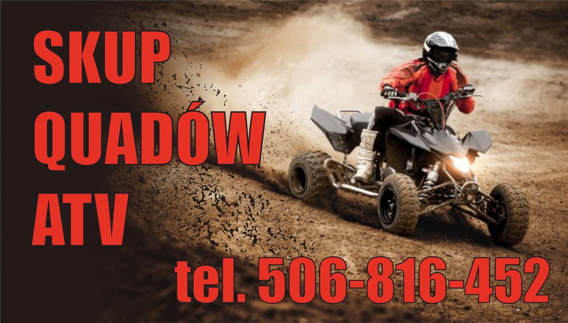 SKUP QUADÓW QUAD QUADY ATV SKUTERÓW WODNYCH ŚNIEŻNYCH SKUP QUADÓW QUAD QUADY ATV SKUTERÓW WODNYCH ŚNIEŻNYCH