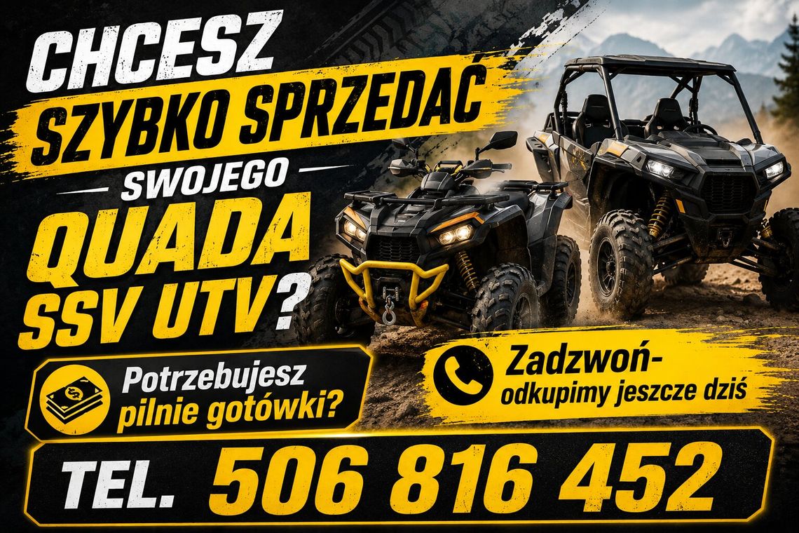 SKUP QUADÓW QUAD QUADY ATV SKUTERÓW WODNYCH ŚNIEŻNYCH SKUP QUADÓW QUAD QUADY ATV SKUTERÓW WODNYCH ŚNIEŻNYCH