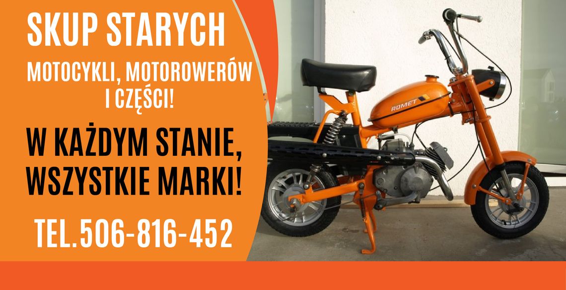 SKUP STARYCH ZABYTKOWYCH MOTOCYKLI MOTOROWERÓW MOTORÓW PRL SAMOCHODY PRL