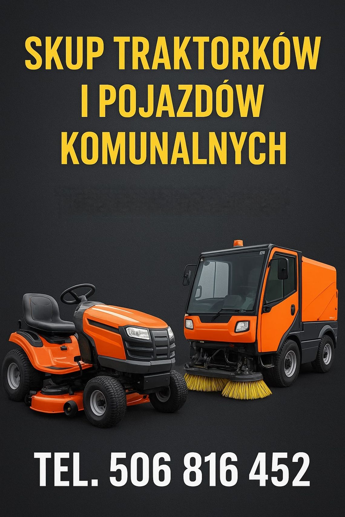 SKUP TRAKTORKÓW DO KOSZENIA TRAWY SPRAWNE I USZKODZONE SKUP TRAKTORKÓW DO KOSZENIA TRAWY SPRAWNE I USZKODZONE