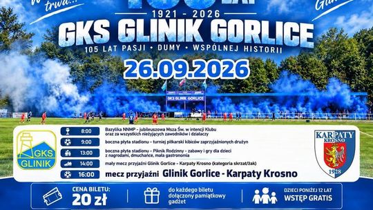 105-lecie GKS Glinik Gorlice | zapowiedzi wydarzeń - halogorlice.info