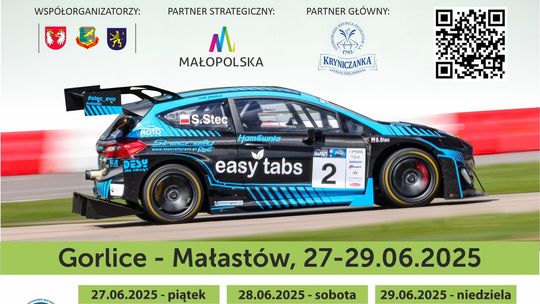 12. Wyścig Górski Magura Małastowska | halogorlice.info Plakat zapowiadający wydarzenie 12. Wyścig Górski Magura Małastowska