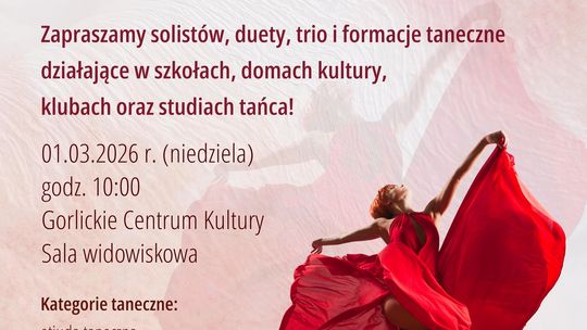 Plakat zapowiadający wydarzenie - 2 Gorlicki festiwal tańca