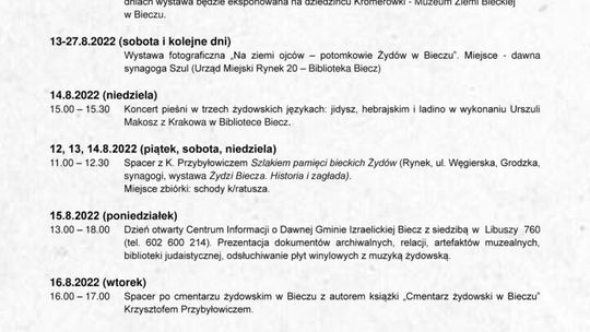 80. Rocznica Zagłady Getta w Bieczu | halogorlice.info 80. Rocznica Zagłady Getta w Bieczu | halogorlice.info