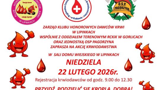 Akcja krwiodawstwa w Lipinkach | wydarzenia - halogorlice.info Akcja krwiodawstwa w Lipinkach | wydarzenia - halogorlice.info