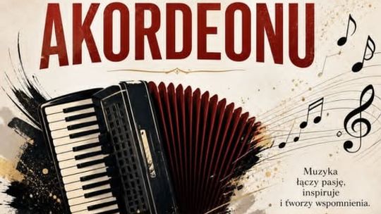 zdjęcie przedstawia plakat promujacy wydarzenie - Audycja klas akordeonu
