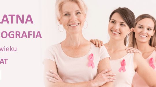 Bezpłatna Mammografia w powiecie gorlickim | zapowiedzi wydarzeń - halogorlice.info plakat zapowiadający wydarzenie - Bezpłatna Mammografia w powiecie gorlickim