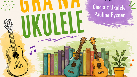 zdjęcie przedstawia plakat promujący wydarzenie - Biecz Gra na Ukulele