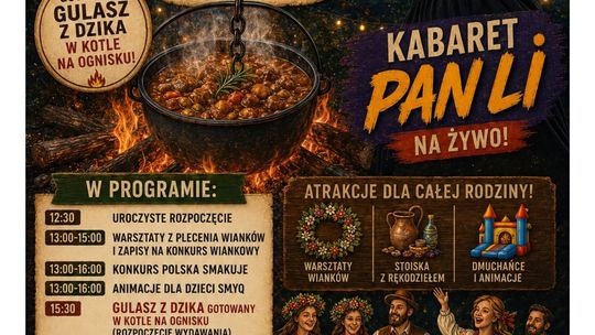 zdjęcie przedstawia plakat promujący wydarzenie - Gminny Ośrodek Kultury w Uściu Gorlickim