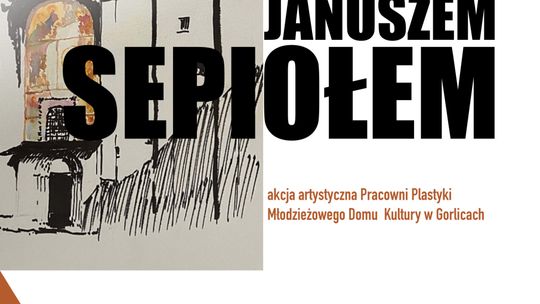 zdjęcie przedstawia plakat promujacy wydarzenie - Czwartek z Januszem Sepiołem