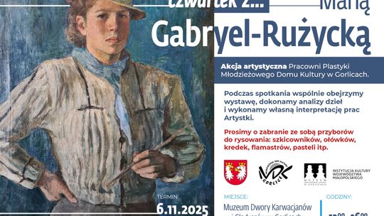 Czwartek z... Marią Gabryel - Rużycką | zapowiedzi wydarzeń - halogorlice.info Plakat zapowiadający wydarzenie - Czwartek z... Marią Gabryel - Rużycką