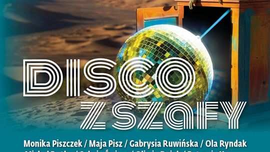 Plakat zapowiadający wydarzenie - Disco z szafy w Gorlicach