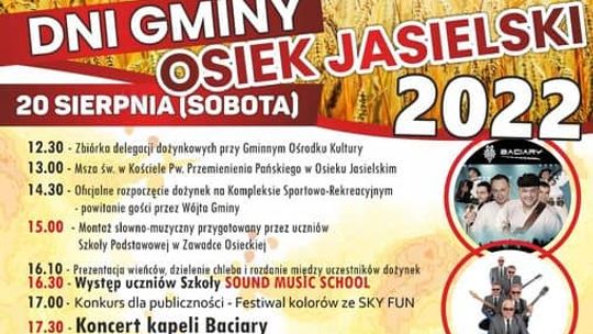 Dożynki Gminne – Dni Gminy Osiek Jasielski | zapowiedzi imprez – halogorlice.info Dożynki Gminne – Dni Gminy Osiek Jasielski | zapowiedzi imprez – halogorlice.info