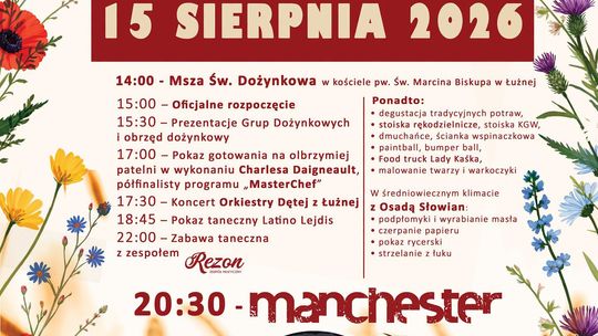 Dożynki Gminne w Łużnej | zapowiedzi wydarzeń - halogorlice.info