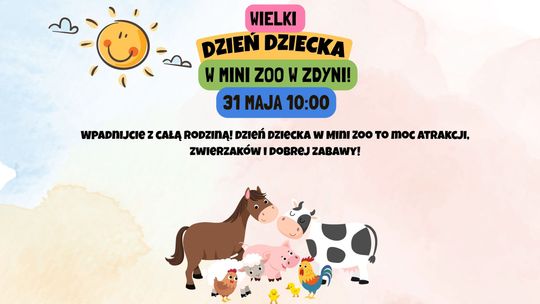 Dzień Dziecka w Mini ZOO w Zdyni | zapowiedzi imprez – halogorlice.info Dzień Dziecka w Mini ZOO w Zdyni | zapowiedzi imprez – halogorlice.info