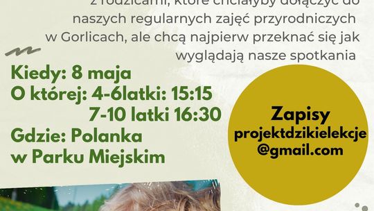 Dzika lekcja dla niezdecydowanych | halogorlice.info Plakat z dziećmi patrzącymi na przyrodę przez lupę