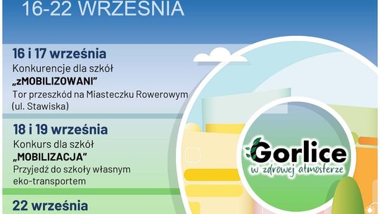 Zdjęcie przedstawia plakat promujący wydarzenie Europejski Tydzień Zrównoważonego Transportu