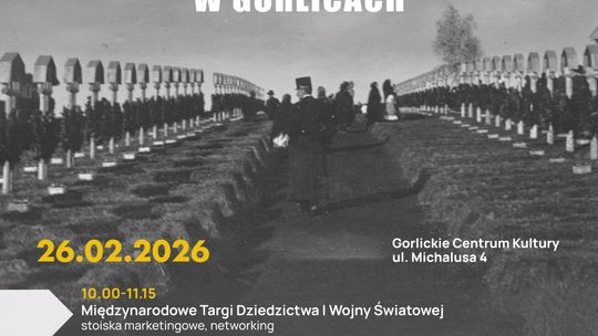 Plakat zapowiadający wydarzenie - Europejskie Forum Dziedzictwa I Wojny Światowej w Gorlicach