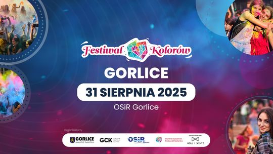 Festiwal Kolorów w Gorlicach | zapowiedzi imprez – halogorlice.info Plakat zapowiadający wydarzenie Festiwal Kolorów