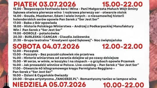 Festiwal Wina i Sera w Sękowej | zapowiedzi wydarzeń - halogorlice.info