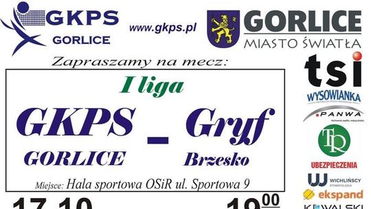GKPS Gorlice zmierzy się z MKS GRYF Brzesko | zapowiedzi wydarzeń - halogorlice.info