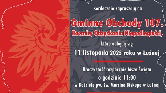 Gminne Obchody 107. Rocznicy Odzyskania Niepodległości | zwiastuny wydarzeń - halogorlice.info Zdjęcie przedstawia plakat promujący wydarzenie Gminne Obchody 107. Rocznicy Odzyskania Niepodległości