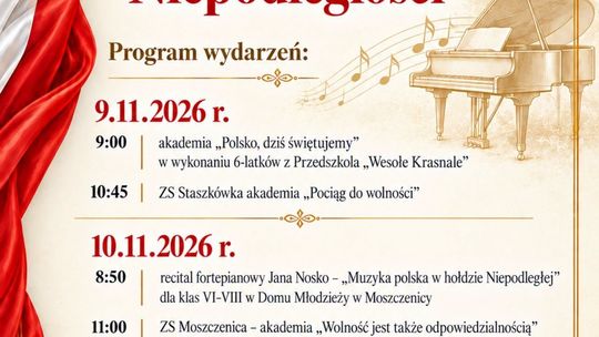 Gminne Obchody Narodowego Święta Niepodległości w Moszczenicy | zapowiedzi wydarzeń - halogorlice.info