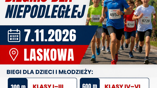 I Bieg Niepodległości „Biegnij dla Niepodległej!” w Laskowej | zapowiedzi wydarzeń - halogorlice.info