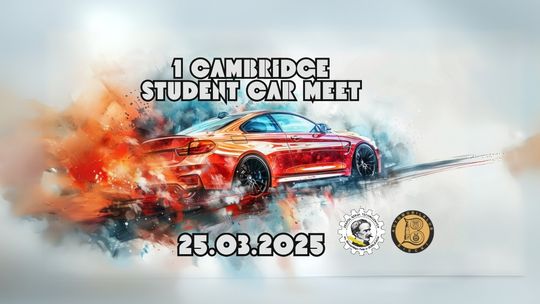 Plakat I Cambridge Student Car Meet