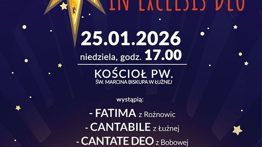 plakat zapowiadający - III Przegląd Kolęd i Pastorałek „Gloria in excelsis Deo”