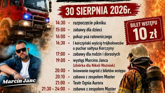 IV Piknik Strażacki w Korczynie | zapowiedzi wydarzeń - halogorlice.info