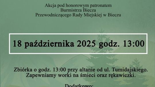 IX akcja sprzątania brzegów rzeki Ropy | zwiastuny wydarzeń - halogolice.info Zdjęcie przedstawia plakat promujący wydarzenie IX akcja sprzątania brzegów rzeki Ropy