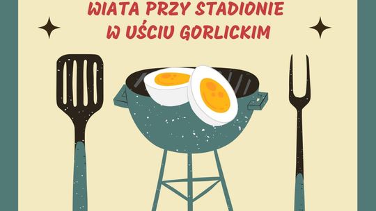 Zdjęcie przedstawia plakat zapowiadający wydarzenie - Jajocha w Uściu Gorlickim