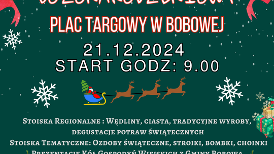 Jarmark Bożonarodzeniowy w Bobowej | zapowiedzi imprez – halogorlice.info