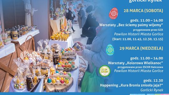 plakat zapowiadający wydarzenie - Kiermasz Wielkanocny Gorlice 2026