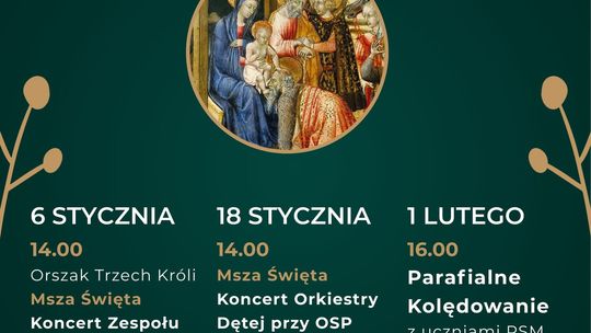 Kolędowanie w Parafii Wszystkich Świętych w Bobowej – 18 stycznia | wydarzenia - halogorlice.info Plakat zapowiadający wydarzenie - Kolędowanie w Parafii Wszystkich Świętych w Bobowej – 18 stycznia