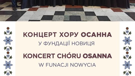 Koncert chóru OSANNA | zapowiedzi wydarzeń - halogorlice.info Plakat zapowiadający wydarzenie -  Koncert chóru OSANNA