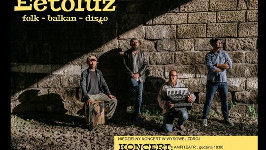 Plakat promujący Koncert Eetoluz we Wysowej-Zdroju