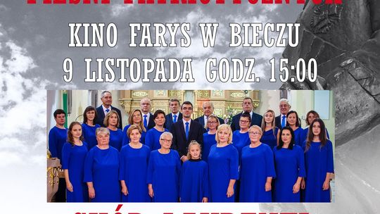 Koncert Pieśni Patriotycznych | zapowiedzi wydarzeń - halogorlice.info plakat zapowiadający wydarzenie Koncert Pieśni Patriotycznych
