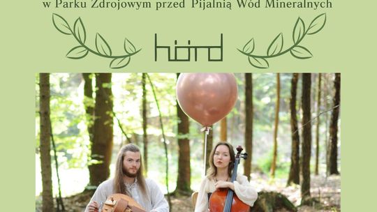 Plakat zapowiadający wydarzenie Koncert zespołu hörd