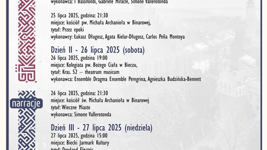 Plakat zapowiadający Kromer Festival Biecz 2025